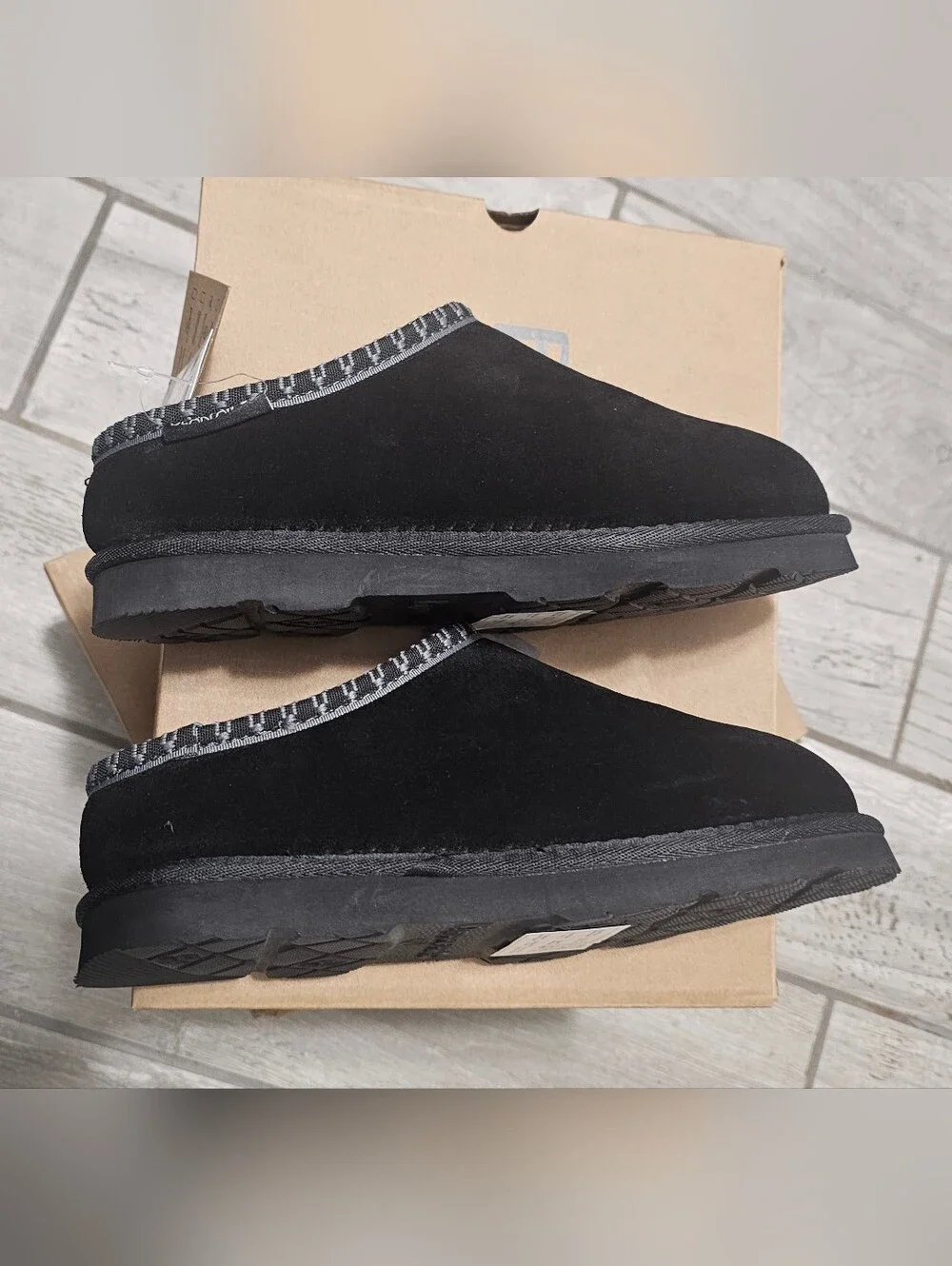 BEARPAW Tabitha Suede Clog Slipper Size 7, Brand New